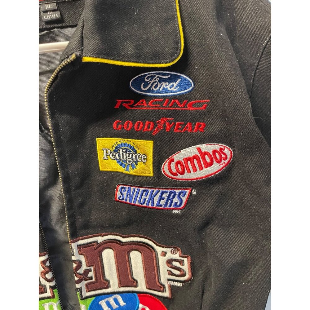 Vintage Nascar M&M Racing Team Jacket #38 Jeff Hamilton Designs Size XL - Picture 5 of 14